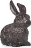 Figurine de décoration lapin en fonte brune look antique - Voir les images du produit 4