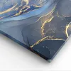 Bild auf Leinwand - Leinwandbild - 3 Teile - Gold Blau Produktbild-Vorschau 5