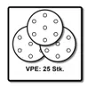 Three circular sanding discs are arranged in a cluster, with text below indicating quantity. Náhled obrázku produktu
