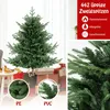 COSTWAY Albero di Natale artificiale alto 135 cm, albero di Anteprima dell’immagine prodotto 5