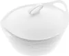 A white thermos bowl with a lid. Produktbild-Vorschau