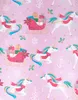 Geschenkpapier Einhorn mit Weihnachtsschlitten 70cm x 2m Produktbild-Vorschau 2