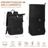 Freizeitrucksack Rucksack Rolltop Backpack Wasserdicht Produktbild-Vorschau 4