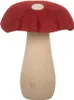 Clayre & Eef Dekoration Pilz 12x12x15 cm Rot Filz Produktbild-Vorschau 2