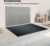 KitchenYeah© Herdabdeckplatte Metalldruck - Linie - Grau , Produktbild-Vorschau 3