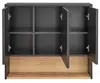 Szafka Łazienkowa Z Lustrem 100 Cm Szary Kosmos Dąb Artisan Podgląd zdjęcia produktu 6