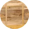 vidaXL Tischplatte Ø 80x2,5 cm Rund Raues Massives Produktbild-Vorschau 4