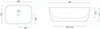 Lavabo da Appoggio Rea Belinda Black Brush Gold Anteprima dell’immagine prodotto 6