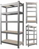 scaffale metallico a 5 livelli 175kg 180x90x30 cm Anteprima dell’immagine prodotto 7