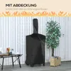 Outsunny Pizzaofen Outdoor Grillofen mit Schornstein Produktbild-Vorschau 7