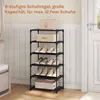 WOLTU Schuhregal schmal 6 Ebenen, Metall, für 12 Paar Produktbild-Vorschau 8