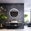 Specchio LED WISFOR, rotondo, diametro 60 cm, specchio da Anteprima dell’immagine prodotto 2