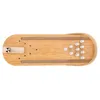 Tisch Mini Bowling Spiel Set Holz Desktop Dekoration Kinder Produktbild-Vorschau 5