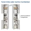 Úzka kúpeľňová skrinka - vysoká skrinka do kúpeľne so 6 Náhľad obrázku produktu 6