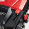 Close-up of the controls and wheels of a lawn scarifier/aerator. Produktbild-Vorschau