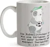 Mr. & Mrs. Panda Teetasse Fußballtrainer Dirigent - Grau Produktbild-Vorschau 3