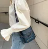 Kleine Retro-Letterman-Handtasche aus Leder für Frauen Produktbild-Vorschau 8