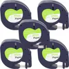 5x Schriftband LT 59421  My Office für DYMO Schwarz auf Produktbild-Vorschau 1
