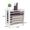 7 Tier Schreibtisch-Organizer,Briefablage Stapelbar Produktbild-Vorschau 6