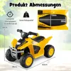 COSTWAY 6V quad elettrico per bambini, mini quad elettrico Anteprima dell’immagine prodotto 3