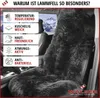 WALSER Premium Lammfell Sitzauflage Marla, 100% Lammfell Produktbild-Vorschau 2