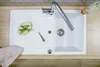 Küchenspüle Einbauspüle Spülbecken Granitspüle 86 x 50 Weiß Produktbild-Vorschau 5