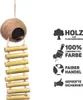 Vogelspielzeug Kokosnusshaus mit Leiter für Sittiche & Produktbild-Vorschau 2