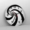 Wanduhr - Rund - Glasuhr - Spirale Streifen Komposition - Produktbild-Vorschau 4