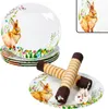 6x Wielkanocna radość talerz na ciasto Ø19,4cm porcelana 6 Podgląd zdjęcia produktu 2