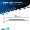 tecuro flexibles Abgangsrohr für Siphon Ø 32 mm x 250 mm, Produktbild-Vorschau 2