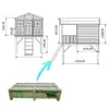 4iQ Gartenspielhaus für Kinder GUCIO 239x190x256 cm Produktbild-Vorschau 6