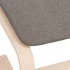 vidaXL Fußhocker Taupe 51x41x40 cm Stoff Produktbild-Vorschau 7