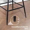 HOMCOM Barkrukken, set van 2, 68 cm, draaibare barkrukken Productafbeelding-voorbeeld 8