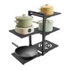 Étagère Casseroles et poêles Organisateur Noir poêle Voir les images du produit 12