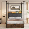 Flieks hydraulická postel pro mládež 90x190 cm s úložným Náhled obrázku produktu 2