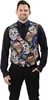 Weste La Catrina Halloween Totenkopf Mexiko, Groesse:52/54 Produktbild-Vorschau 4