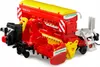 A toy agricultural machine, specifically a seed drill, is displayed against a white background. Anteprima dell’immagine prodotto