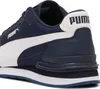 A close-up side view of a navy and white Puma sneaker. Anteprima dell’immagine prodotto