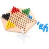 Sternhalma & Mühle Spiel, Holz-Brettspiel für Kinder & Produktbild-Vorschau 3