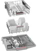Bosch Serie 4 SMV4HVX00E, Plně vestavěné, Plná velikost (60 Náhled obrázku produktu 10