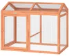 PawHut kippenhok, 104 x 70,5 x 84 cm, met ren, zitstok en Productafbeelding-voorbeeld 1