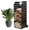 Regál na dřevo do krbu, na kolečkách, rozměry 42 x 35 x 112 Náhled obrázku produktu 13