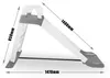 Doloni Scivolo con maniglia 140 cm Bianco-Grigio Anteprima dell’immagine prodotto 4