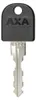 Rahmenschloss AXA Solid Retractable schwarz, Schlüssel Produktbild-Vorschau 3
