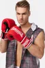 Gants de sac de boxe en similicuir BARLEY Red/White XXL Voir les images du produit 3