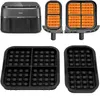 2 Stück Waffeleinsatz Airfryer Waffelform Zubehör Produktbild-Vorschau 1