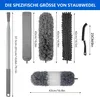 Staubwedel Teleskop 254 cm Mikrofaser Waschbar Biegbar Produktbild-Vorschau 6