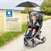 REER Kinderwagen-Sonnenschirm ShineSafe schwarz Náhľad obrázku produktu 5
