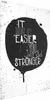 Posterpapier Poster - It Doesn't Get Easier, You Just Get Produktbild-Vorschau 1