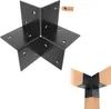 GeZu Impex Pfosten Eckverbinder 71 x 71 mm Schwarz Produktbild-Vorschau 1